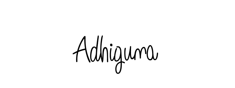 if you are searching for the best signature style for your name Adhiguna. so please give up your signature search. here we have designed multiple signature styles  using Angelique-Rose-font-FFP. Adhiguna signature style 5 images and pictures png