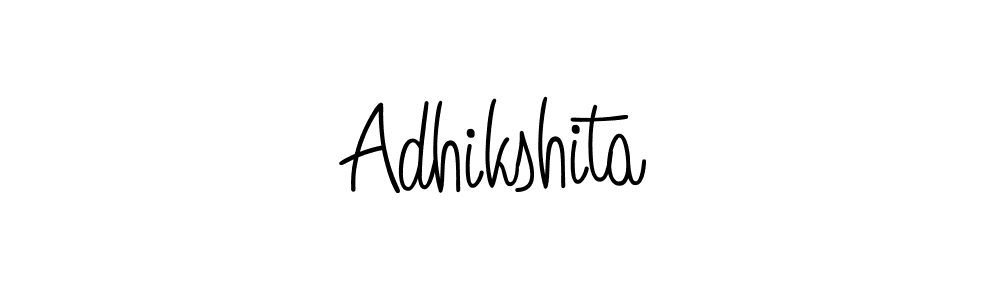 Create a beautiful signature design for name Adhikshita. With this signature (Angelique-Rose-font-FFP) fonts, you can make a handwritten signature for free. Adhikshita signature style 5 images and pictures png