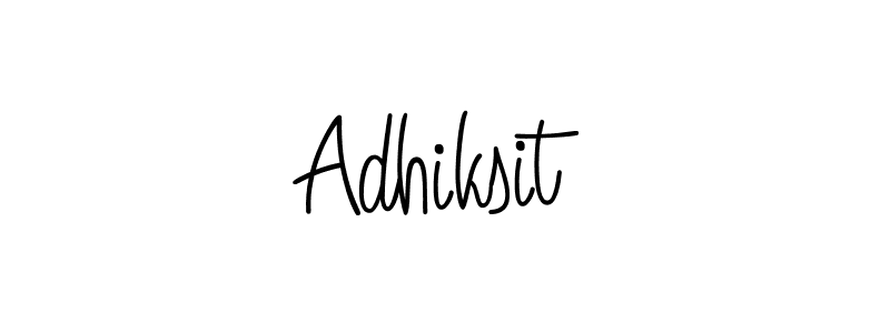 Use a signature maker to create a handwritten signature online. With this signature software, you can design (Angelique-Rose-font-FFP) your own signature for name Adhiksit. Adhiksit signature style 5 images and pictures png
