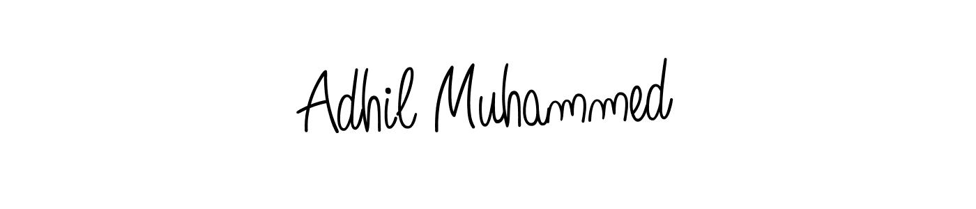 Also we have Adhil Muhammed name is the best signature style. Create professional handwritten signature collection using Angelique-Rose-font-FFP autograph style. Adhil Muhammed signature style 5 images and pictures png