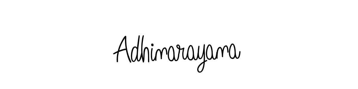 The best way (Angelique-Rose-font-FFP) to make a short signature is to pick only two or three words in your name. The name Adhinarayana include a total of six letters. For converting this name. Adhinarayana signature style 5 images and pictures png