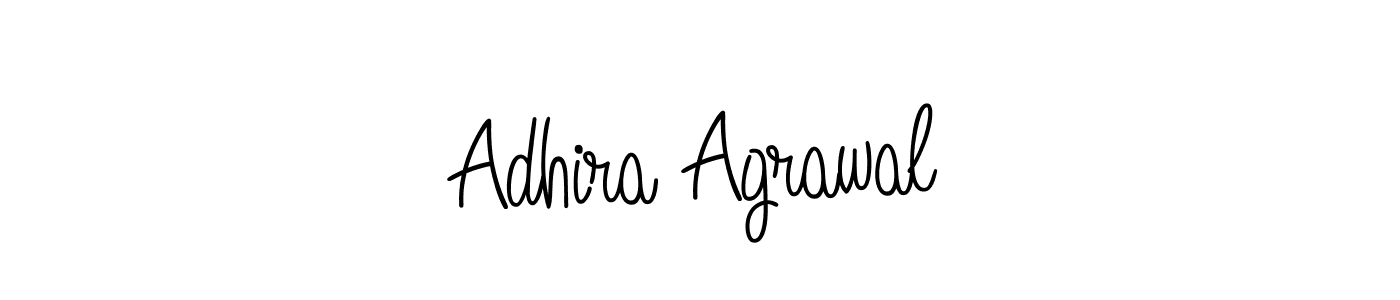 You can use this online signature creator to create a handwritten signature for the name Adhira Agrawal. This is the best online autograph maker. Adhira Agrawal signature style 5 images and pictures png