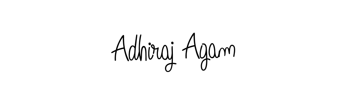 Once you've used our free online signature maker to create your best signature Angelique-Rose-font-FFP style, it's time to enjoy all of the benefits that Adhiraj Agam name signing documents. Adhiraj Agam signature style 5 images and pictures png