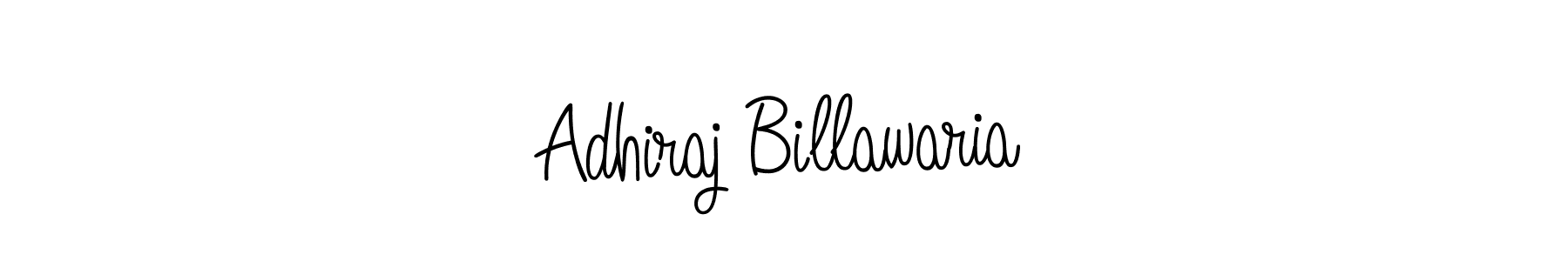 It looks lik you need a new signature style for name Adhiraj Billawaria. Design unique handwritten (Angelique-Rose-font-FFP) signature with our free signature maker in just a few clicks. Adhiraj Billawaria signature style 5 images and pictures png