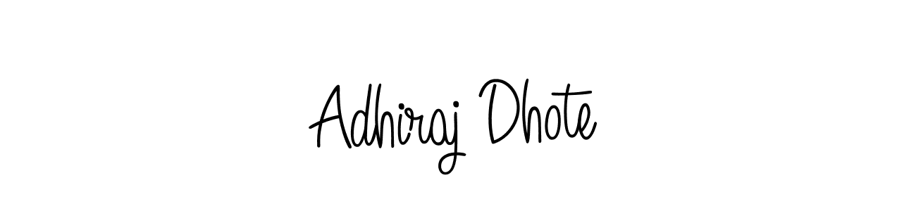 Make a beautiful signature design for name Adhiraj Dhote. With this signature (Angelique-Rose-font-FFP) style, you can create a handwritten signature for free. Adhiraj Dhote signature style 5 images and pictures png
