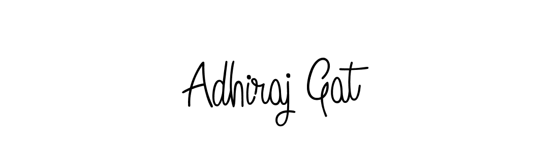 Here are the top 10 professional signature styles for the name Adhiraj Gat. These are the best autograph styles you can use for your name. Adhiraj Gat signature style 5 images and pictures png