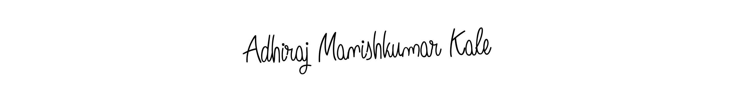 Create a beautiful signature design for name Adhiraj Manishkumar Kale. With this signature (Angelique-Rose-font-FFP) fonts, you can make a handwritten signature for free. Adhiraj Manishkumar Kale signature style 5 images and pictures png