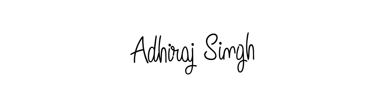Also we have Adhiraj Singh name is the best signature style. Create professional handwritten signature collection using Angelique-Rose-font-FFP autograph style. Adhiraj Singh signature style 5 images and pictures png