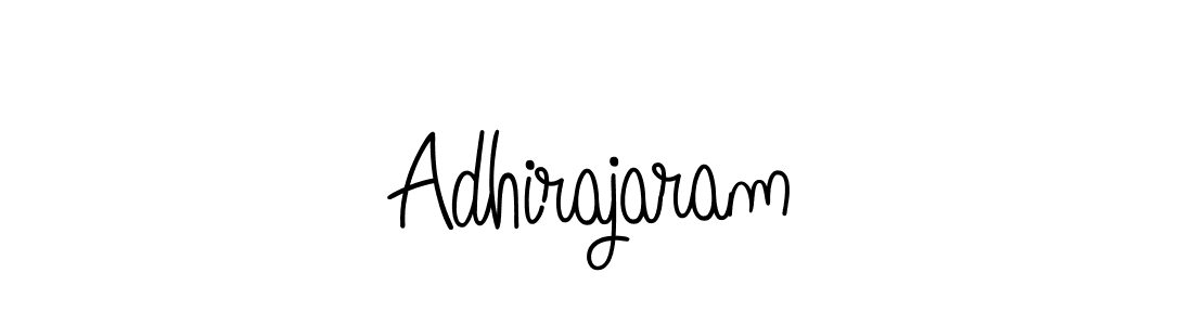 Make a beautiful signature design for name Adhirajaram. With this signature (Angelique-Rose-font-FFP) style, you can create a handwritten signature for free. Adhirajaram signature style 5 images and pictures png