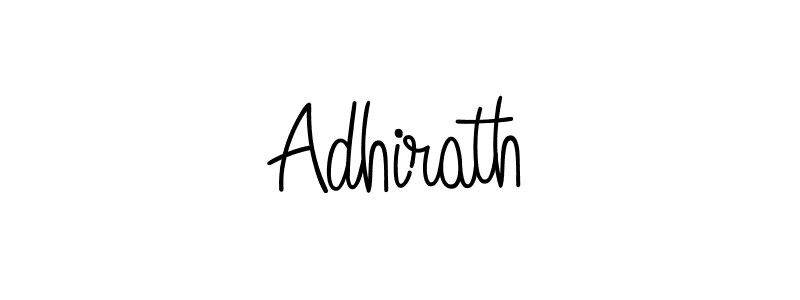 Design your own signature with our free online signature maker. With this signature software, you can create a handwritten (Angelique-Rose-font-FFP) signature for name Adhirath. Adhirath signature style 5 images and pictures png