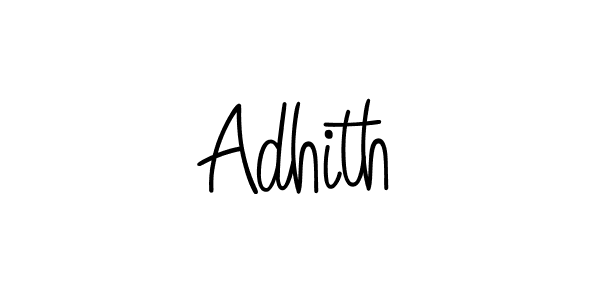 You should practise on your own different ways (Angelique-Rose-font-FFP) to write your name (Adhith) in signature. don't let someone else do it for you. Adhith signature style 5 images and pictures png