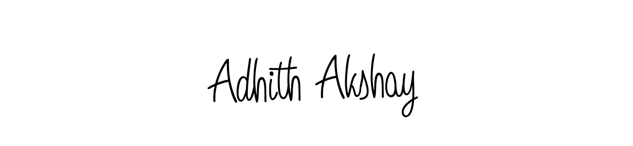 Adhith Akshay stylish signature style. Best Handwritten Sign (Angelique-Rose-font-FFP) for my name. Handwritten Signature Collection Ideas for my name Adhith Akshay. Adhith Akshay signature style 5 images and pictures png