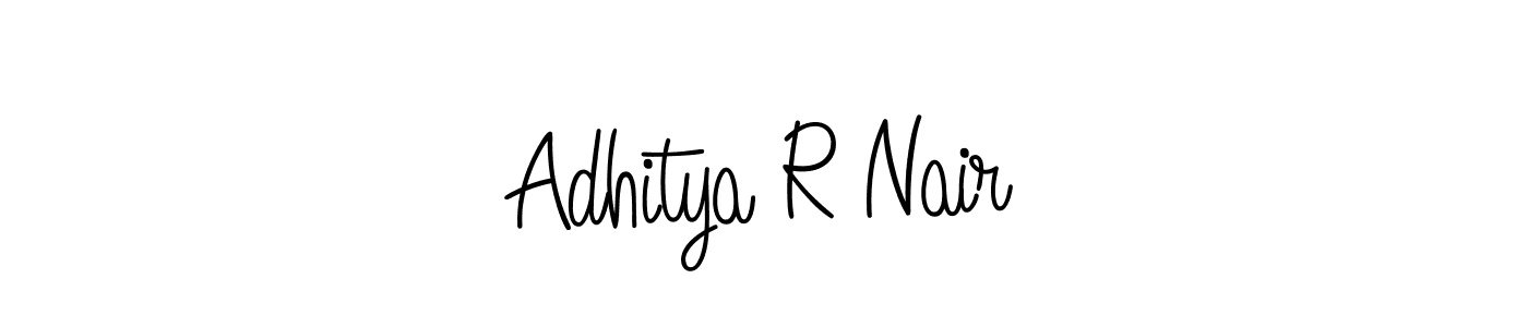 Similarly Angelique-Rose-font-FFP is the best handwritten signature design. Signature creator online .You can use it as an online autograph creator for name Adhitya R Nair. Adhitya R Nair signature style 5 images and pictures png