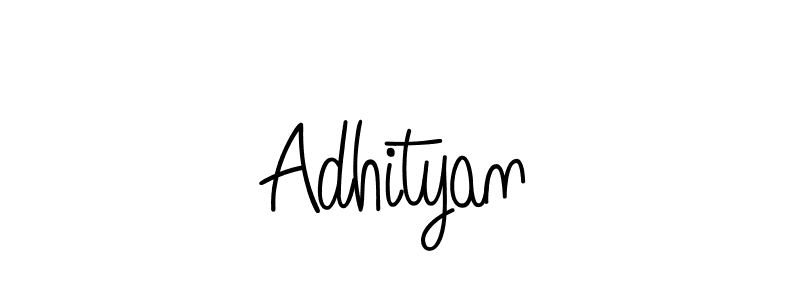 Adhityan stylish signature style. Best Handwritten Sign (Angelique-Rose-font-FFP) for my name. Handwritten Signature Collection Ideas for my name Adhityan. Adhityan signature style 5 images and pictures png