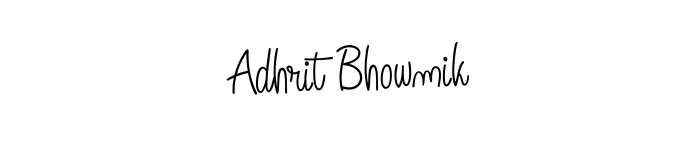 Also You can easily find your signature by using the search form. We will create Adhrit Bhowmik name handwritten signature images for you free of cost using Angelique-Rose-font-FFP sign style. Adhrit Bhowmik signature style 5 images and pictures png