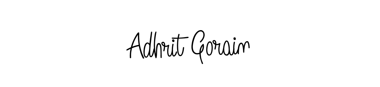 Here are the top 10 professional signature styles for the name Adhrit Gorain. These are the best autograph styles you can use for your name. Adhrit Gorain signature style 5 images and pictures png