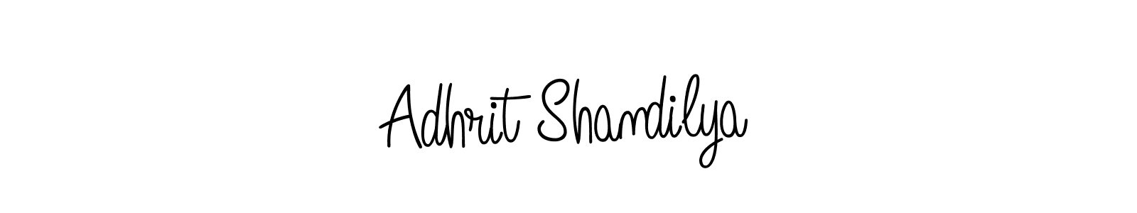 Make a short Adhrit Shandilya signature style. Manage your documents anywhere anytime using Angelique-Rose-font-FFP. Create and add eSignatures, submit forms, share and send files easily. Adhrit Shandilya signature style 5 images and pictures png