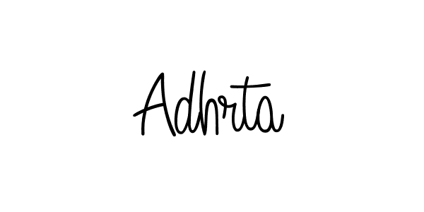Adhrta stylish signature style. Best Handwritten Sign (Angelique-Rose-font-FFP) for my name. Handwritten Signature Collection Ideas for my name Adhrta. Adhrta signature style 5 images and pictures png
