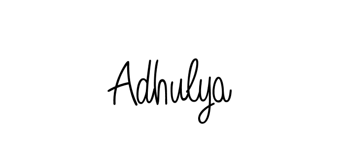 Once you've used our free online signature maker to create your best signature Angelique-Rose-font-FFP style, it's time to enjoy all of the benefits that Adhulya name signing documents. Adhulya signature style 5 images and pictures png