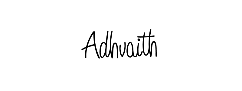 Adhvaith stylish signature style. Best Handwritten Sign (Angelique-Rose-font-FFP) for my name. Handwritten Signature Collection Ideas for my name Adhvaith. Adhvaith signature style 5 images and pictures png