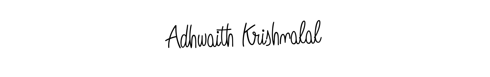 You should practise on your own different ways (Angelique-Rose-font-FFP) to write your name (Adhwaith Krishnalal) in signature. don't let someone else do it for you. Adhwaith Krishnalal signature style 5 images and pictures png