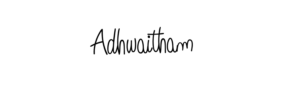 if you are searching for the best signature style for your name Adhwaitham. so please give up your signature search. here we have designed multiple signature styles  using Angelique-Rose-font-FFP. Adhwaitham signature style 5 images and pictures png