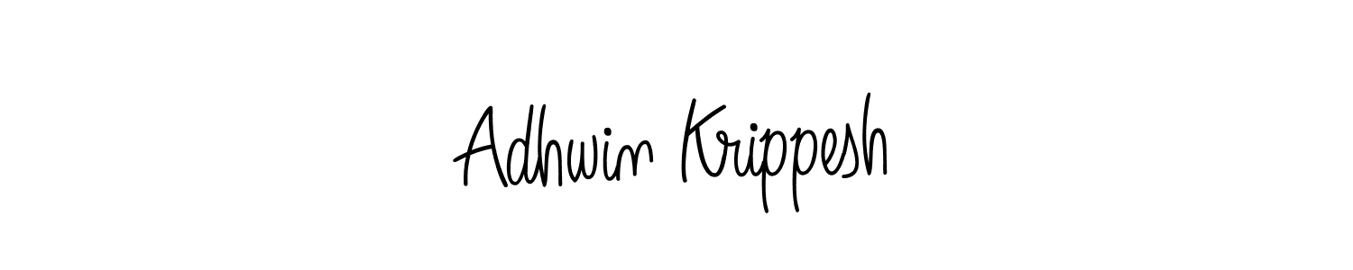 Also You can easily find your signature by using the search form. We will create Adhwin Krippesh name handwritten signature images for you free of cost using Angelique-Rose-font-FFP sign style. Adhwin Krippesh signature style 5 images and pictures png