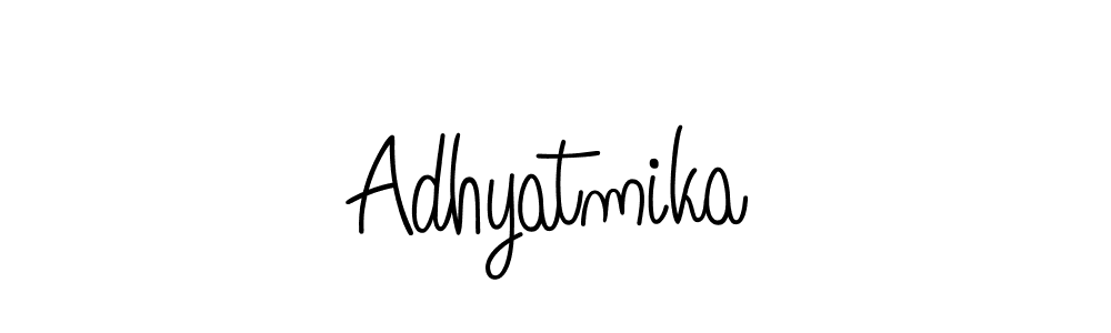 Once you've used our free online signature maker to create your best signature Angelique-Rose-font-FFP style, it's time to enjoy all of the benefits that Adhyatmika name signing documents. Adhyatmika signature style 5 images and pictures png