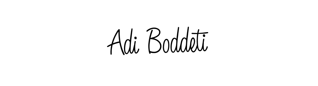 How to make Adi Boddeti name signature. Use Angelique-Rose-font-FFP style for creating short signs online. This is the latest handwritten sign. Adi Boddeti signature style 5 images and pictures png