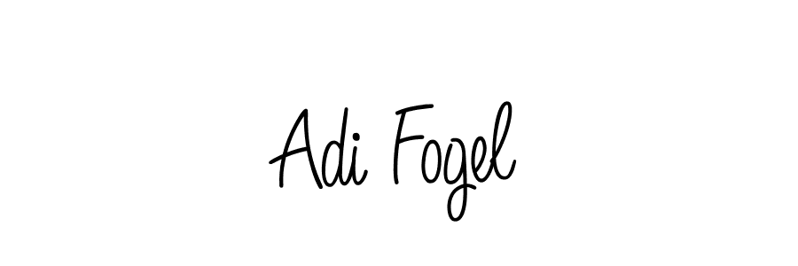 Adi Fogel stylish signature style. Best Handwritten Sign (Angelique-Rose-font-FFP) for my name. Handwritten Signature Collection Ideas for my name Adi Fogel. Adi Fogel signature style 5 images and pictures png