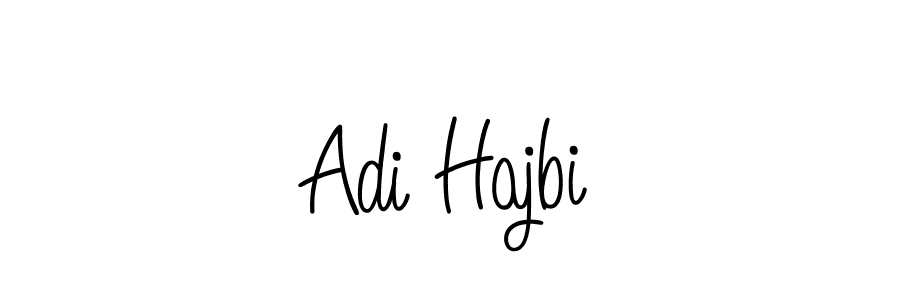 Angelique-Rose-font-FFP is a professional signature style that is perfect for those who want to add a touch of class to their signature. It is also a great choice for those who want to make their signature more unique. Get Adi Hajbi name to fancy signature for free. Adi Hajbi signature style 5 images and pictures png