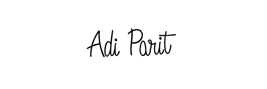 How to make Adi Parit name signature. Use Angelique-Rose-font-FFP style for creating short signs online. This is the latest handwritten sign. Adi Parit signature style 5 images and pictures png