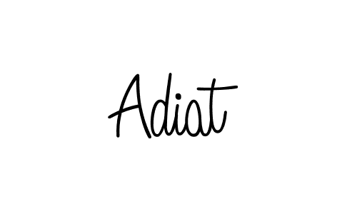 You can use this online signature creator to create a handwritten signature for the name Adiat. This is the best online autograph maker. Adiat signature style 5 images and pictures png