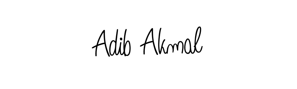 How to Draw Adib Akmal signature style? Angelique-Rose-font-FFP is a latest design signature styles for name Adib Akmal. Adib Akmal signature style 5 images and pictures png