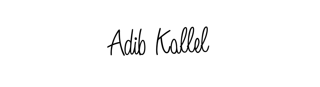 How to Draw Adib Kallel signature style? Angelique-Rose-font-FFP is a latest design signature styles for name Adib Kallel. Adib Kallel signature style 5 images and pictures png
