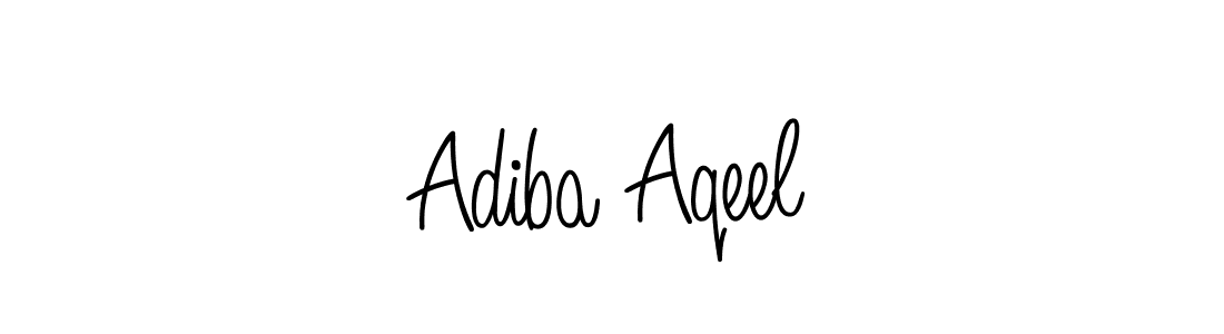 Also You can easily find your signature by using the search form. We will create Adiba Aqeel name handwritten signature images for you free of cost using Angelique-Rose-font-FFP sign style. Adiba Aqeel signature style 5 images and pictures png