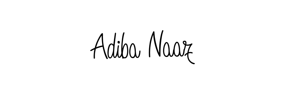 Create a beautiful signature design for name Adiba Naaz. With this signature (Angelique-Rose-font-FFP) fonts, you can make a handwritten signature for free. Adiba Naaz signature style 5 images and pictures png