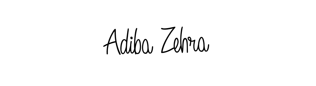 Also we have Adiba Zehra name is the best signature style. Create professional handwritten signature collection using Angelique-Rose-font-FFP autograph style. Adiba Zehra signature style 5 images and pictures png