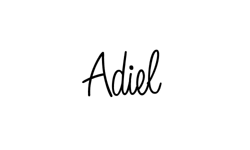 Design your own signature with our free online signature maker. With this signature software, you can create a handwritten (Angelique-Rose-font-FFP) signature for name Adiel. Adiel signature style 5 images and pictures png