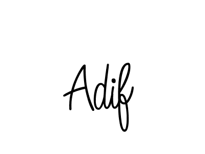 Make a beautiful signature design for name Adif. With this signature (Angelique-Rose-font-FFP) style, you can create a handwritten signature for free. Adif signature style 5 images and pictures png