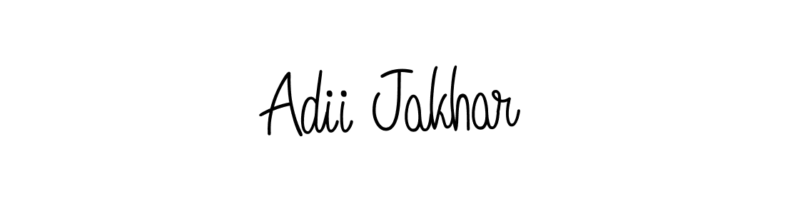 Make a beautiful signature design for name Adii Jakhar. With this signature (Angelique-Rose-font-FFP) style, you can create a handwritten signature for free. Adii Jakhar signature style 5 images and pictures png