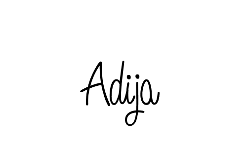 Adija stylish signature style. Best Handwritten Sign (Angelique-Rose-font-FFP) for my name. Handwritten Signature Collection Ideas for my name Adija. Adija signature style 5 images and pictures png