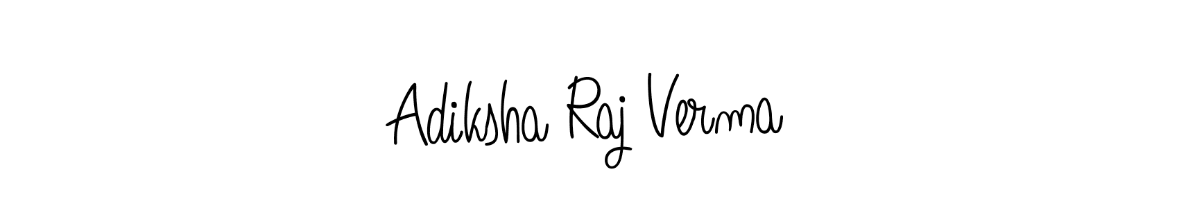 Adiksha Raj Verma stylish signature style. Best Handwritten Sign (Angelique-Rose-font-FFP) for my name. Handwritten Signature Collection Ideas for my name Adiksha Raj Verma. Adiksha Raj Verma signature style 5 images and pictures png