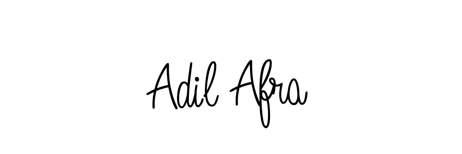 Use a signature maker to create a handwritten signature online. With this signature software, you can design (Angelique-Rose-font-FFP) your own signature for name Adil Afra. Adil Afra signature style 5 images and pictures png