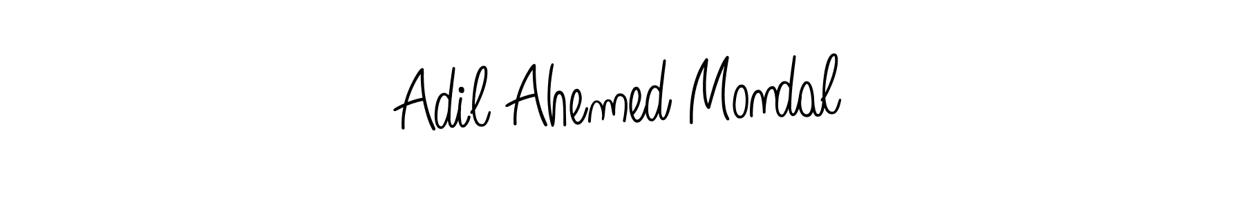Make a beautiful signature design for name Adil Ahemed Mondal. Use this online signature maker to create a handwritten signature for free. Adil Ahemed Mondal signature style 5 images and pictures png