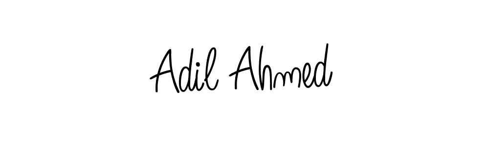 Design your own signature with our free online signature maker. With this signature software, you can create a handwritten (Angelique-Rose-font-FFP) signature for name Adil Ahmed. Adil Ahmed signature style 5 images and pictures png