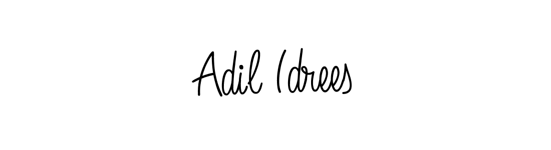 Design your own signature with our free online signature maker. With this signature software, you can create a handwritten (Angelique-Rose-font-FFP) signature for name Adil Idrees. Adil Idrees signature style 5 images and pictures png