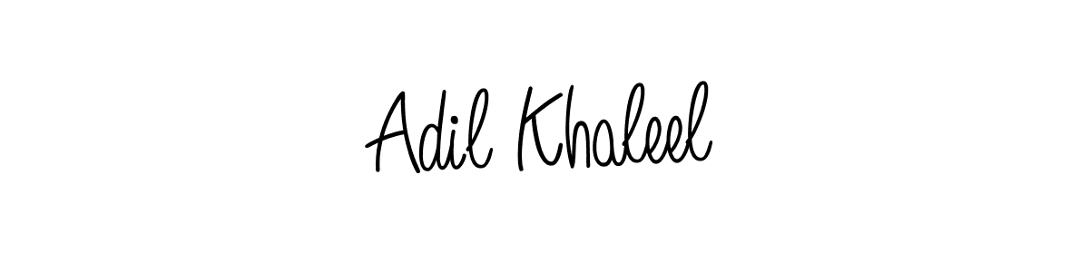 if you are searching for the best signature style for your name Adil Khaleel. so please give up your signature search. here we have designed multiple signature styles  using Angelique-Rose-font-FFP. Adil Khaleel signature style 5 images and pictures png