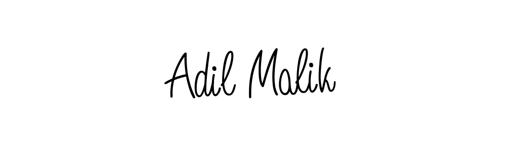 Make a beautiful signature design for name Adil Malik. With this signature (Angelique-Rose-font-FFP) style, you can create a handwritten signature for free. Adil Malik signature style 5 images and pictures png