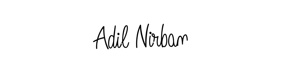 Best and Professional Signature Style for Adil Nirban. Angelique-Rose-font-FFP Best Signature Style Collection. Adil Nirban signature style 5 images and pictures png